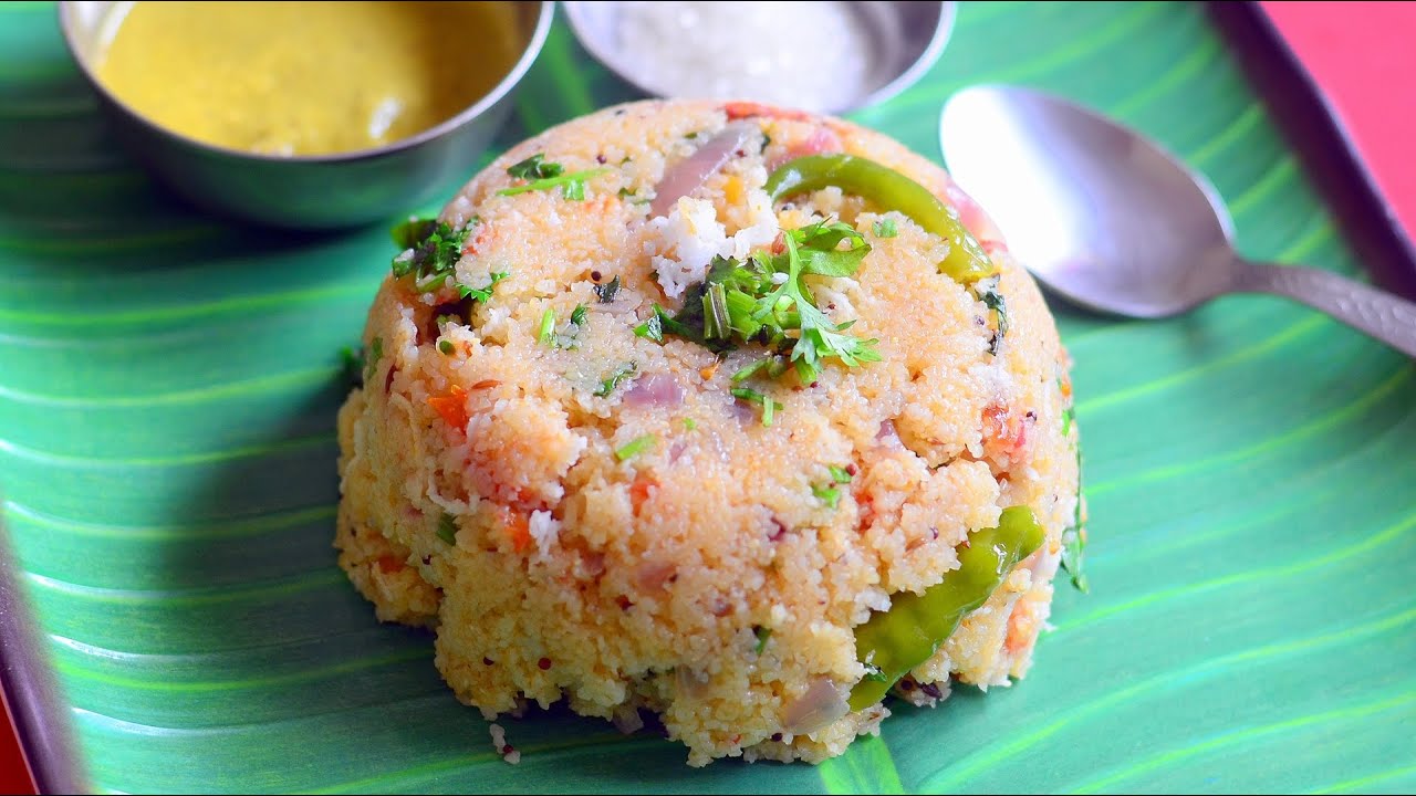Bansi rava upma recipe - Karnataka Bansi rava uppittu recipe - How to make Bansi rava upma