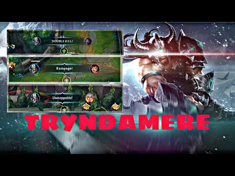 wild roft TRYNDAMERE JUNGLE LANE 😁