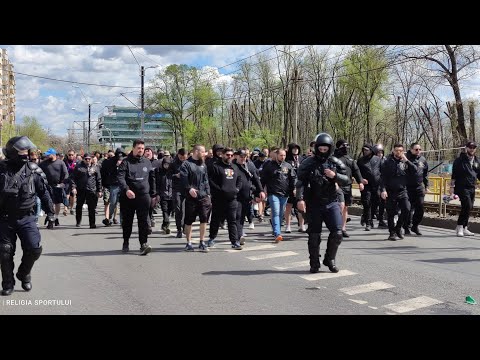 #ULTRAS PELUZA SUD STEAUA - Sosirea in Ghencea | Liga 2 | CSA Steaua - FC Petrolul Ploiesti