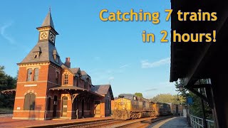Railfanning in Point of Rocks, Maryland - freight and passenger | August 14, 2025