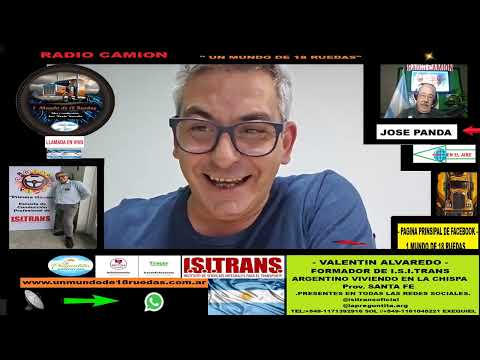 VALENTIN ALVAREDO  ARG. DE LA CHISPA Prov. SANTA FE FORMADOR DE I.S.I.TRANS PROFECIONAL TITULADO