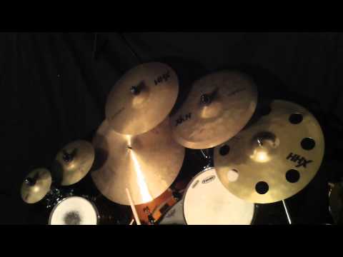 HD VIDEO Sabian HHX Evolution 7" 10" Splash 16" Crash 17" Effeks 18" O-Zone cymbal demonstration