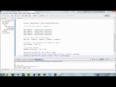 Java Tutorial 4 Scanners And Control Structures