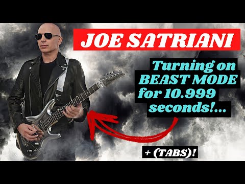 When You See JOE SATRIANI's Insane TAPPING, Your Jaw Will Drop!!!