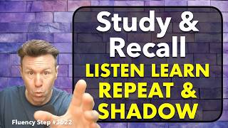 Just LISTEN or SHADOW: Repeat after me or Say it with me: Practice Speaking English