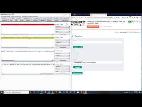 Using application functionality to exploit insecure deserialization (Video solution)
