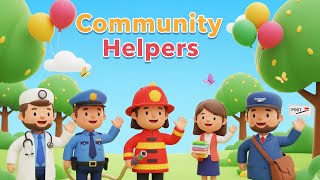 Community Helpers for Kids | Doctor, Teacher, Police, Farmer & More | Learning videos #community