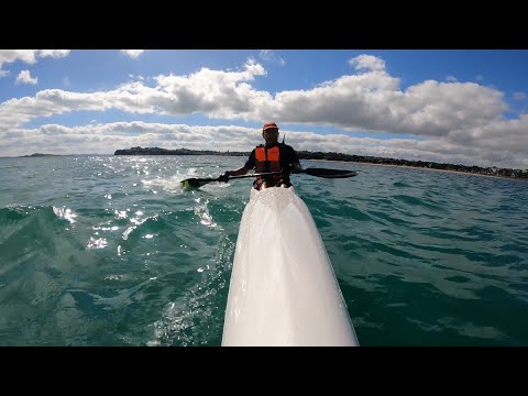 GoPro attached to the front handle - Epic surf ski V10L