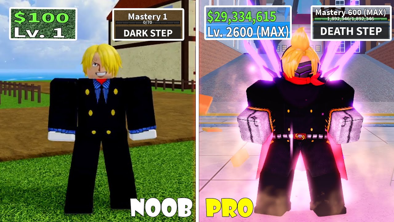 Beating Blox Fruit As Sanji! Lvl 1 To  Max Lvl Full DNA Cyborg Awakening Noob to Pro in Blox Fruit