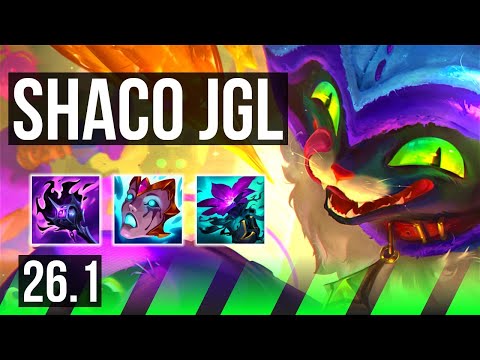 SHACO vs DR. MUNDO (JGL) | 59K damage | NA Master | 26.1
