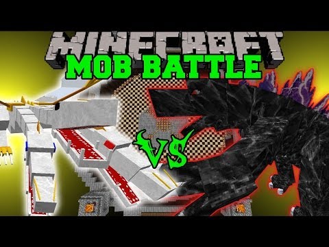 Insane Minecraft Battle! King vs Mobzilla - Must Watch!