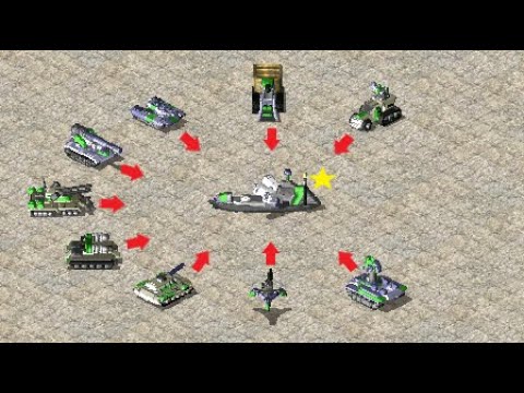 Aegis vs ground units - Incredible Power🎮Red Alert 2