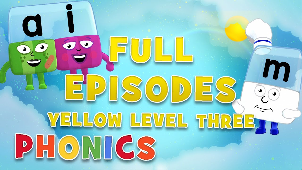 Alphablocks - Yellow Level Three | Full Episodes 4-6 | #HomeSchooling | Learn to Read #WithMe