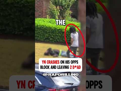 YN Crashes out on his Opp block Catching two hats 😮😮 #yn