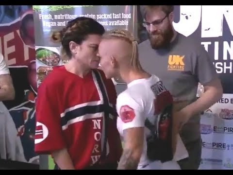 Karolina Wójcik  vs. Maria Vittoria Colonna - Face-Off - (UK Fighting Championships 7) /r/WMMA