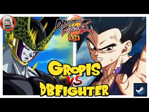 DBFZ Gropis vs DBFighter (SuperBaby2, Cell, Frieza) Vs (GokuBlack, Gohan, GokuUI)