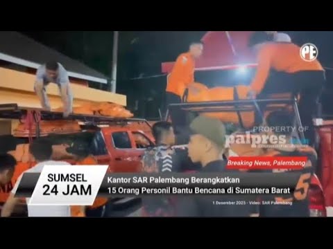 Kantor SAR Palembang Berangkatkan 15 Orang Personil 