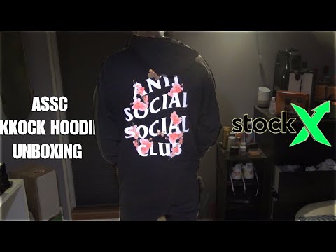 UNBOXING THE ANTI SOCIAL SOCIAL CLUB KKOCK HOODIE FROM STOCK X !IS IT LEGIT!