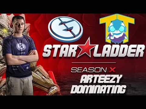 Arteezy Dominating Team Tinker - Evil Genuises vs Team Tinker Game Highlights @Starladder Season 10