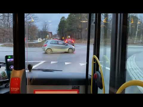 Bus ride linje 2 från Vinggatan till Pilgatan