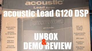 Video thumbnail for Acoustic Lead Series G120DSP - Unbox, Demo and Review by thejay (Big Battle Bear)
