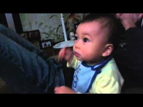 My baby cousin dancing the Gummy Bear Song