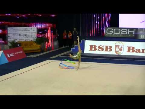 Rivkin Neta (ISR) ribbon Qual Cup of World 2014 Minsk