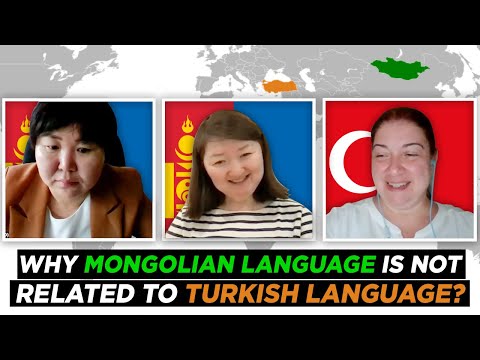 Why Mongolian language is not related to Turkish language?