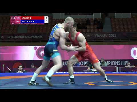 Qual. GR - 77 kg: D. NAKAEV (GER) v. R. AASTROEM (SWE)