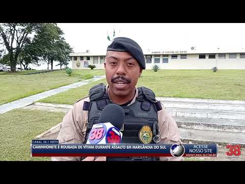 CAMINHONETE É ROUBADA DE VITIMA DURANTE ASSALTO EM MARILÂNDIA DO SUL