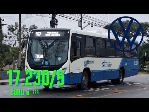 [ Engine Sound ] Volksbus 17.230/S Euro 6 ( automático ) - Marcopolo Torino S