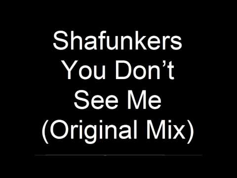 Shafunkers - You Don't See Me (Original Mix)