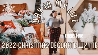 2022 CHRISTMAS DECORATE WITH ME | + baby boy neutral clothing haul!