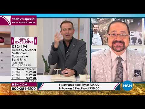 HSN | Tucson Gem Event Finale with Adam - Gems by Michael Valitutti 02.01.2022 - 09 PM