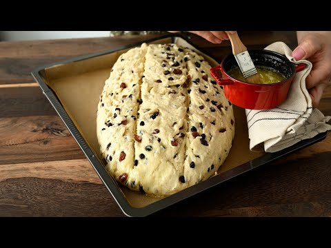 Der Naumburger Stollen von 1894 aus einem antiken Kochbuch.