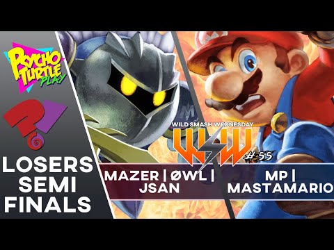 Wild Smash Wednesday #55 - Mazer/ØWL | Jsan vs MP | Mastamario / Losers Semis