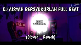 Download lagu DJ AISYAH BERSYUKURLAH FULL BEAT ( Slowed _ Reverb ) mp3
