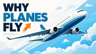 How Airplanes Actually Stay in the Air — Explained Simply 🛫