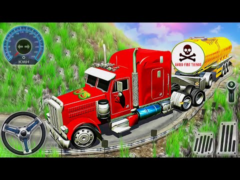 Oil Tanker Transporter Truck Simulator - Army Truck Transport Driving - Android GamePlay