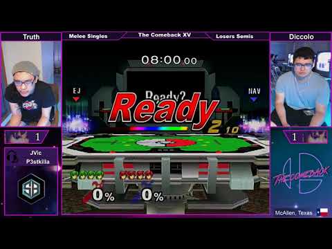 The Comeback 15 ssbm - Truth vs Diccolo - Losers Semis