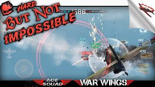 Hard But Not Impossible || TDM || Ace Squadron Gameplay || War Wings || Air Kill Gaming