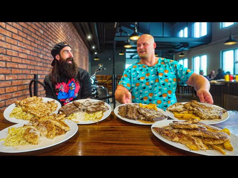 A €100 MIXED GRILL CHALLENGE WITH FINLAND'S SECOND STRONGEST MAN! | BeardMeatsFood