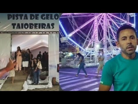  UM POUCO DE TAIOBEIRAS MG, ESSE ANO A GRANDE NOVIDADE FOI A PISTA DE GELO!