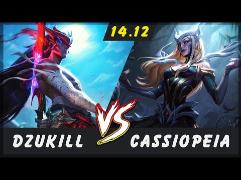 Dzukill - Yone vs Cassiopeia TOP Patch 14.12 - Yone Gameplay