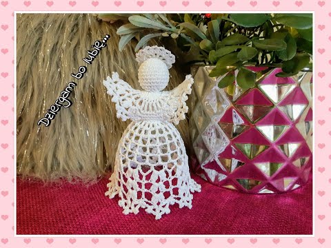 Aniołek na szydełku wzór 2- cz.2/2 ( wzór autorski)