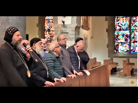 HG Bishop Youssef: Venerating St Maurice @ St Maurice D’Agaune Abbey, Switzerland Pilgrimage~9/26/19