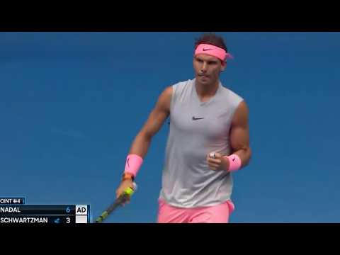 Rafael Nadal vs Diego Schwartzman - Australian Open 2018 R4 [Highlights HD]