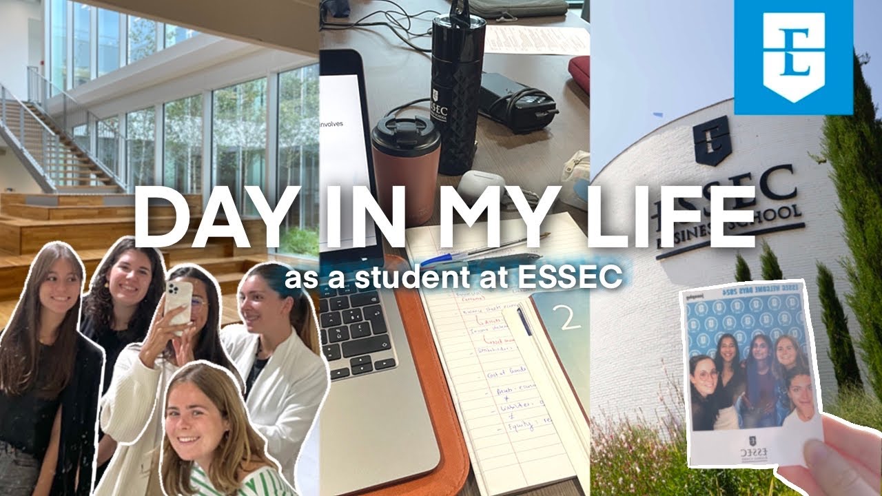 Day in the Life of an ESSEC Business School Student 🇫🇷 | International Student Vlog in France