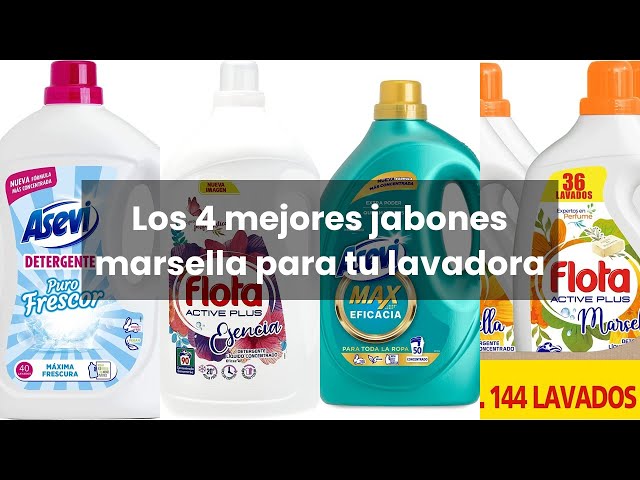 Vídeo relacionado con FLOTA MARSELLA | Detergente Líquido Quitamanchas incluso en Agua Fría para Lavadora | Ropa Blanca y de Color | Formato Familiar 2x100 Lavados