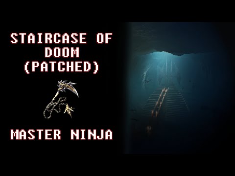 NINJA GAIDEN 2 BLACK - Staircase of DOOM (Patched) - Master Ninja (Kusarigama Fun)